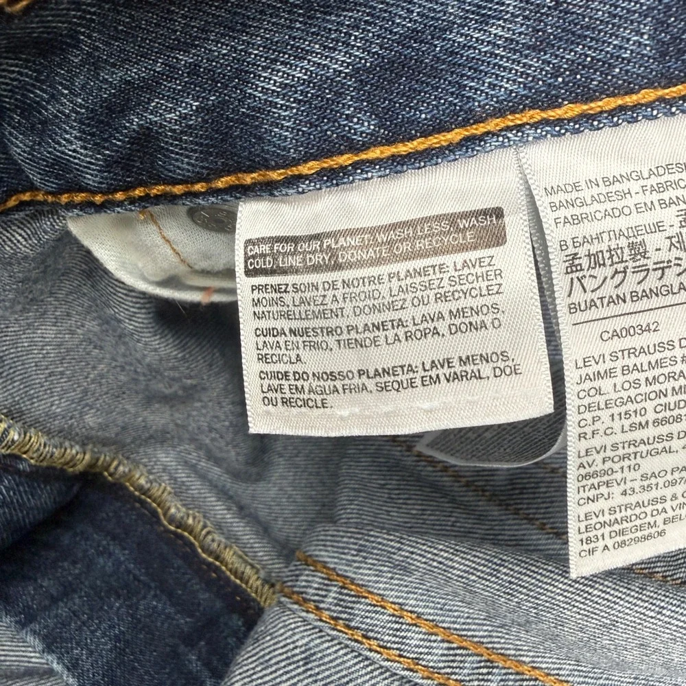 Levis 550 Relaxed Fit Tapered Leg Blue Denim Jeans Mens 38x30 (36x29 Medium Wash